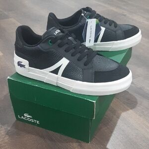 Lacoste Women Black and White Sneakers